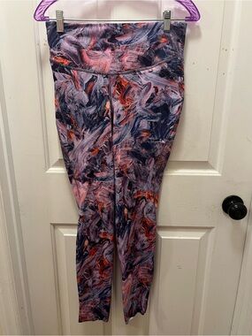 🍋 LIKE NEW Lululemon Base Pace HR Tight 28" - Atmospheric Purple Multi - Sz 8
